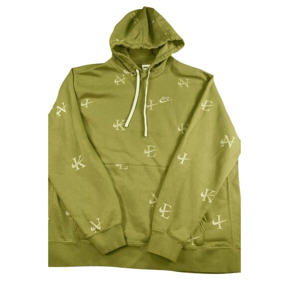 Nike Other - Nike Hoodie Mens XXL Hoodie Spellout All Over Print Swoosh Logo Streetware NWOT